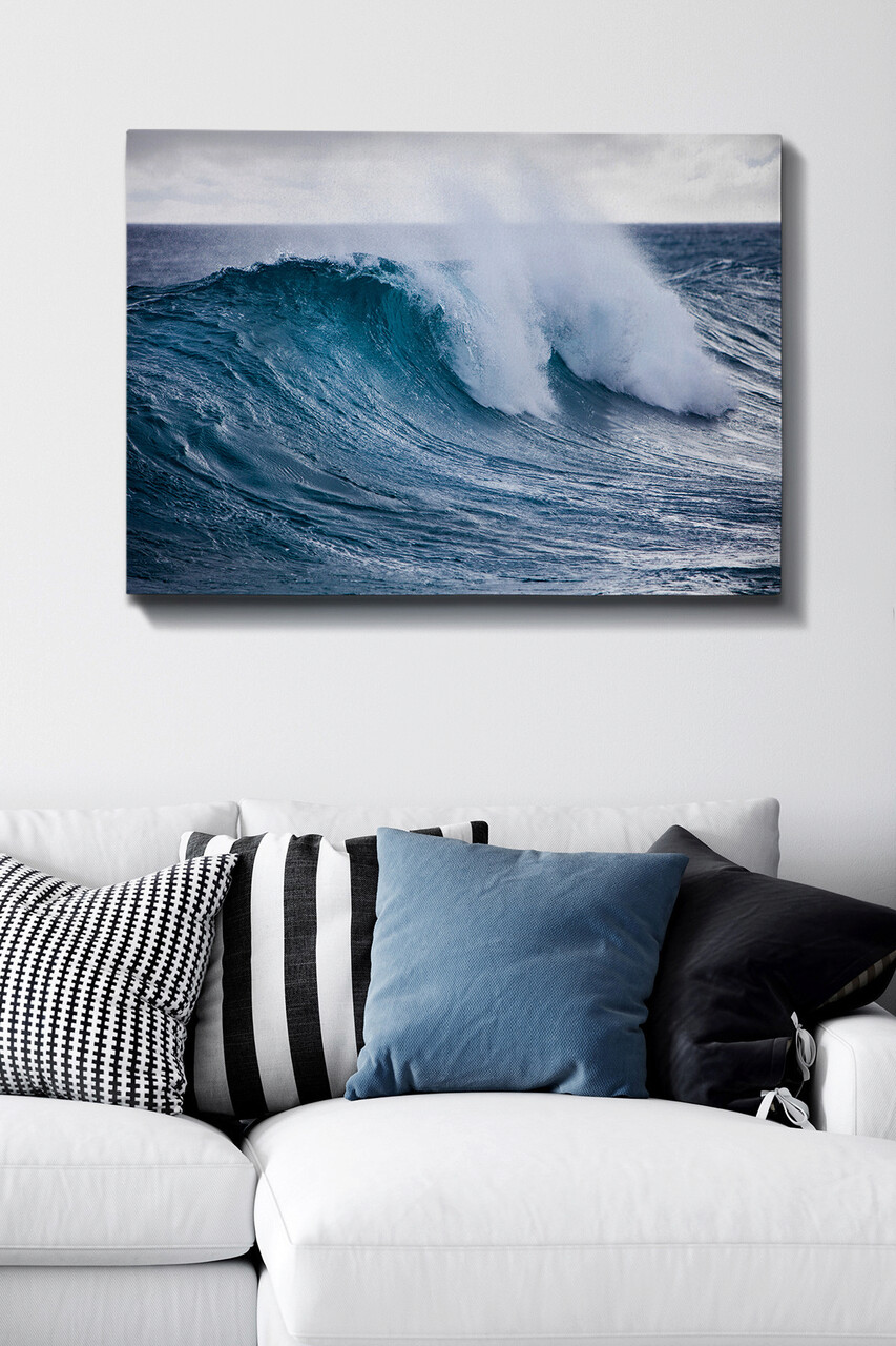 Tablou decorativ, Kanvas Tablo (70 x 100), Cadru: 100% LEMN (grosime: 3 cm), Multicolor - imagine 7